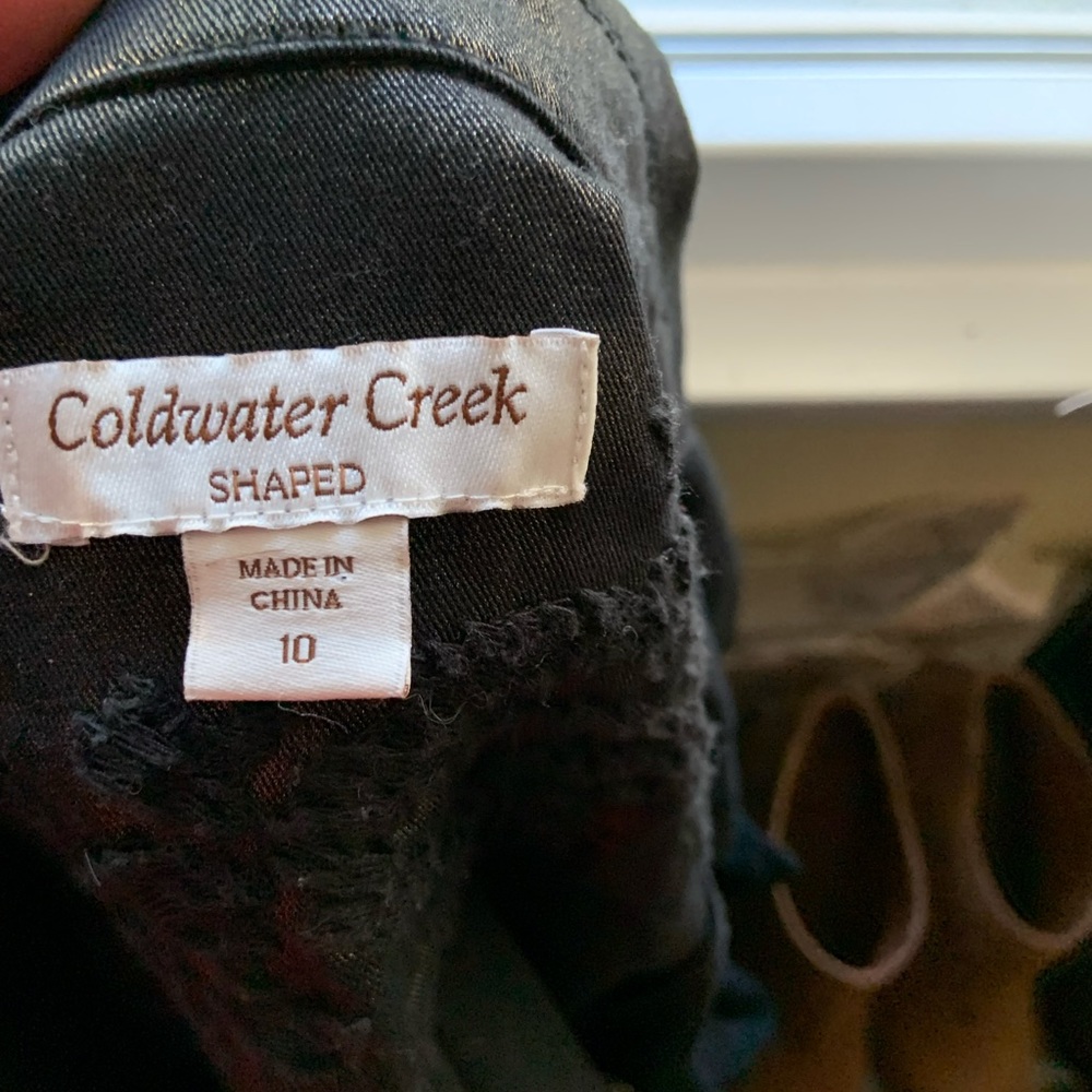 Beautiful Coldwater Creek Black Jacket - Picture 4 of 5